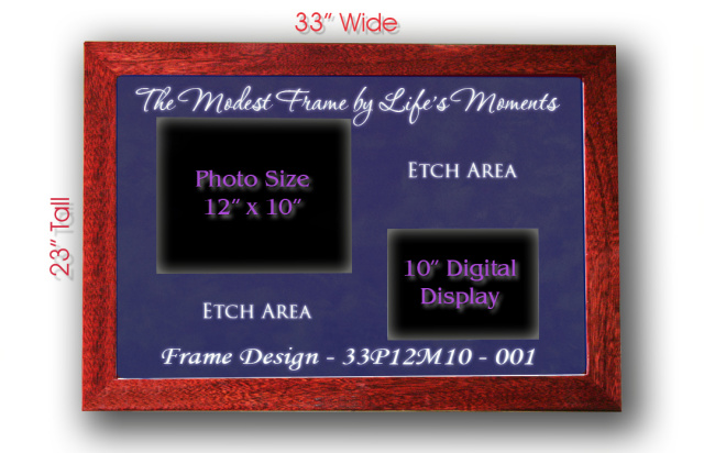 The Modest Frame   23" x 33"   Horizontal